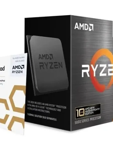 AMD Ryzen 7 5800X3D 10th Anniversary Edition 3.4GHz 8 Çekirdek 96MB Önbellek Soket AM4 Box İşlemci