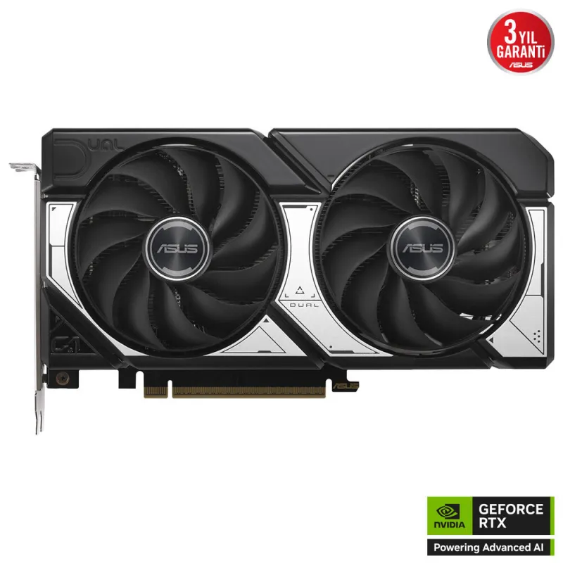 Asus DUAL GeForce RTX 5060 TI OC 8GB DUAL-RTX5060TI-O8G GDDR7 128Bit DX12 DLSS 4 Gaming (Oyuncu) Ekran Kartı