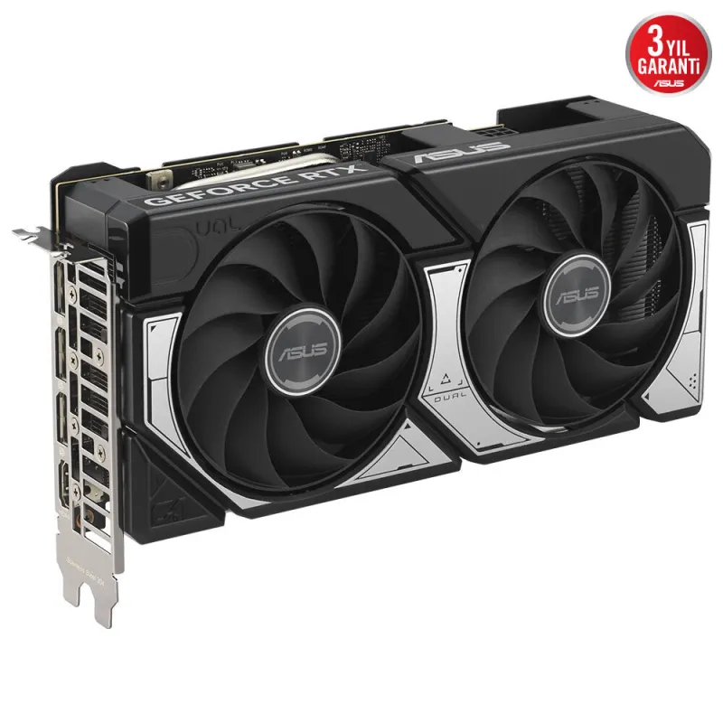 Asus DUAL GeForce RTX 5060 TI OC 8GB DUAL-RTX5060TI-O8G GDDR7 128Bit DX12 DLSS 4 Gaming (Oyuncu) Ekran Kartı