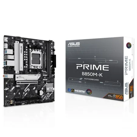 ASUS PRIME B850M-K AM5 DDR5 8400+(OC)MHz Micro ATX Gaming (Oyuncu) Anakart