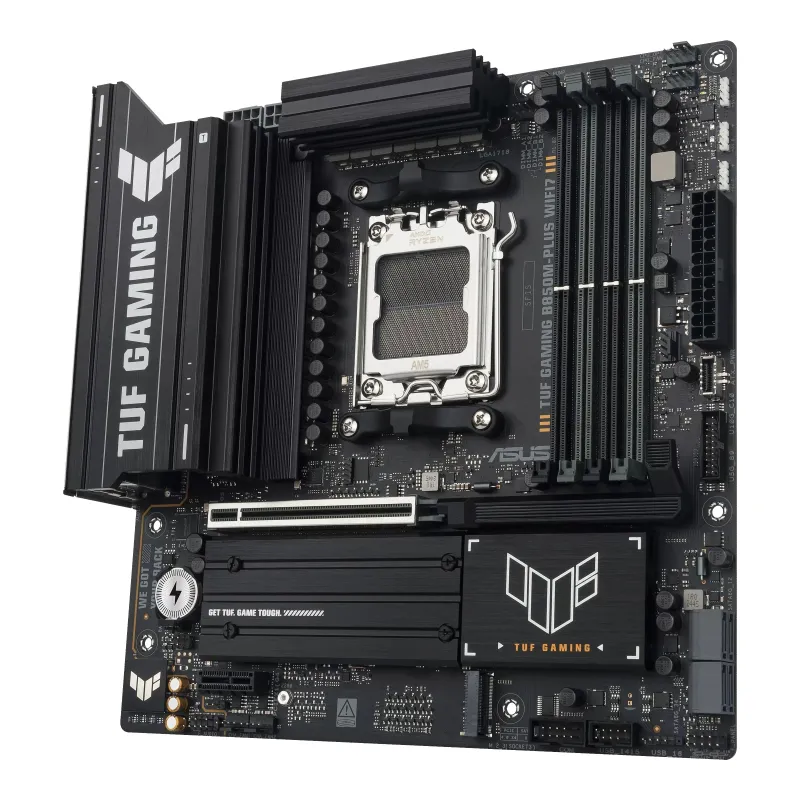 ASUS TUF B850M-PLUS WIFI7 AM5 DDR5 8000+(OC) MHz mATX Gaming (Oyuncu) Anakart