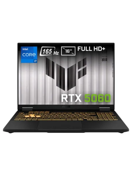 ASUS TUF Gaming F16 FX608JMR-RV024 i7-14650HX 16GB DDR5 1TB SSD RTX5060 8GB 16″ WUXGA 165Hz IPS FreeDos Gaming Laptop
