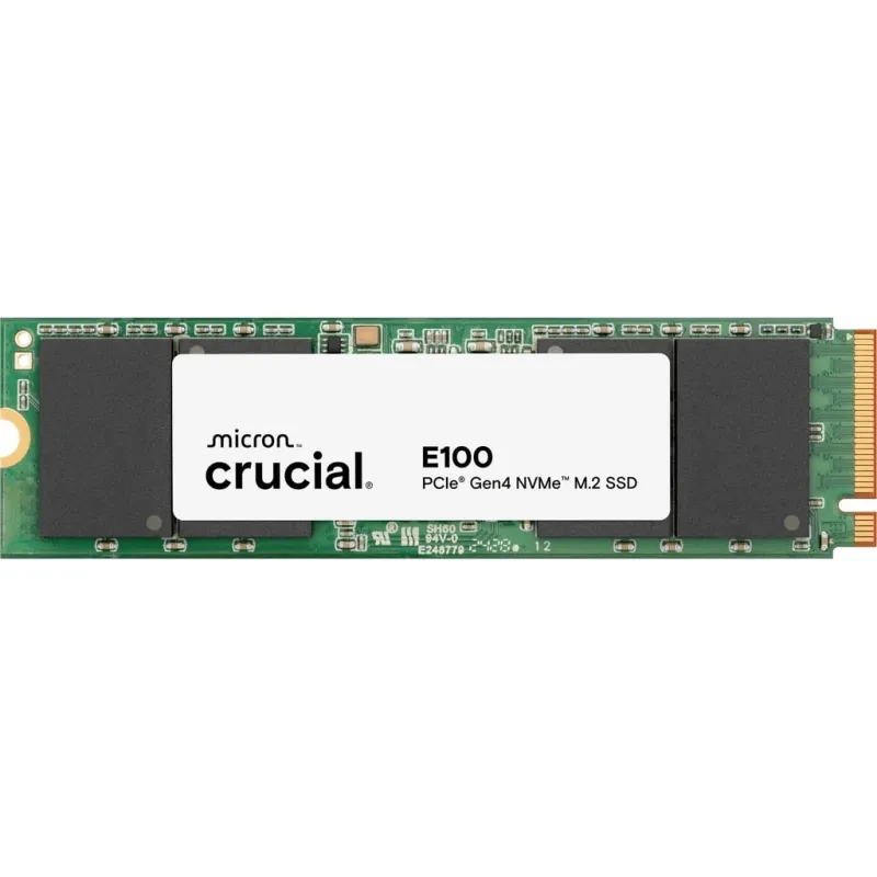 Crucial E100 CT1000E100SSD8 1TB Gen4x4 5000/4500MB/sn NVMe PCIe M.2 SSD