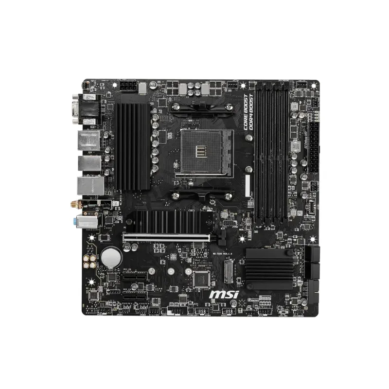 MSI B550M PRO-VDH WIFI AMD B550 Soket AM4 DDR4 4400(OC)MHz mATX Gaming (Oyuncu) Anakart