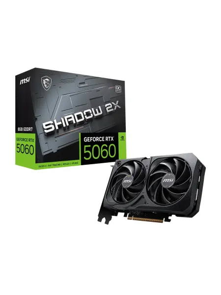 MSI GeForce RTX 5060 8GB Shadow 2X OC MAX GDDR7 128Bit DX12 Gaming (Oyuncu) Ekran Kartı