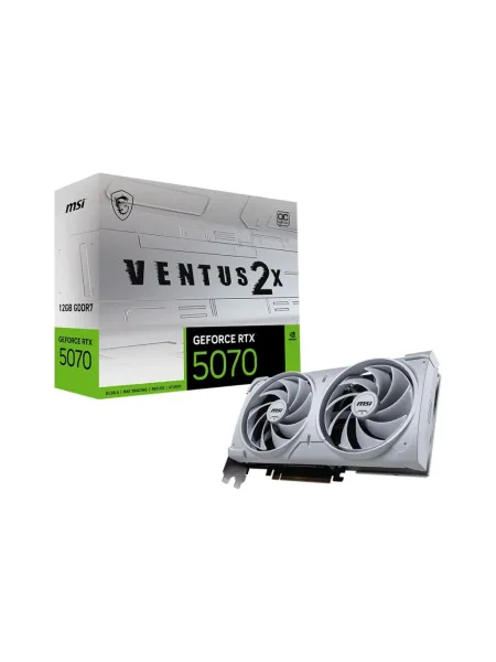 MSI GeForce RTX 5070 12G VENTUS 2X OC WHITE GDDR7 192Bit DLSS 4 Gaming (Oyuncu) Ekran Kartı