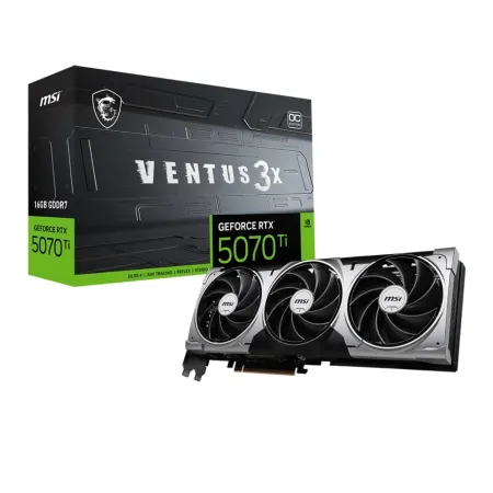 MSI GeForce RTX 5070 TI 16G VENTUS 3X OC GDDR7 256Bit DX12 Gaming (Oyuncu) Ekran Kartı