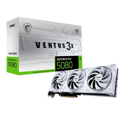 MSI GeForce RTX 5080 16GB VENTUS 3X OC WHITE GDDR7 256Bit DX12 Gaming (Oyuncu) Ekran Kartı
