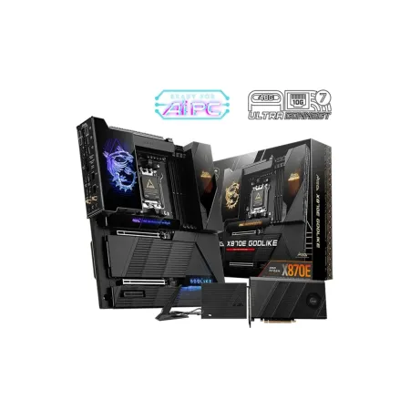 MSI MEG X870E GODLIKE WIFI AMD AM5 DDR5 8400+(OC)MHz E-ATX Gaming (Oyuncu) Anakart