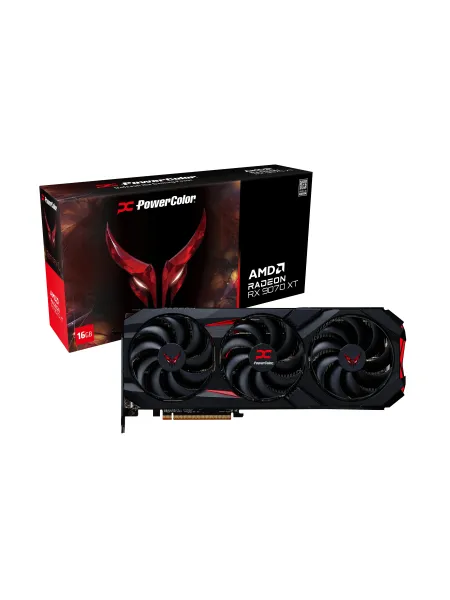 POWERCOLOR RED DEVIL RADEON RX9070XT 16G-E/OC GDDR6 256Bit Gaming (Oyuncu) Ekran Kartı