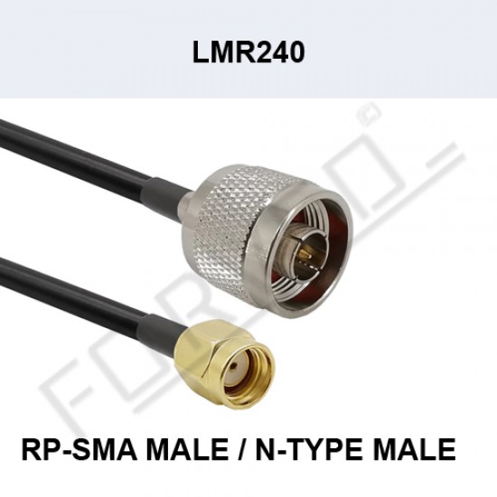 LMR240 N-Type Male – RP-SMA-Male Kablo
