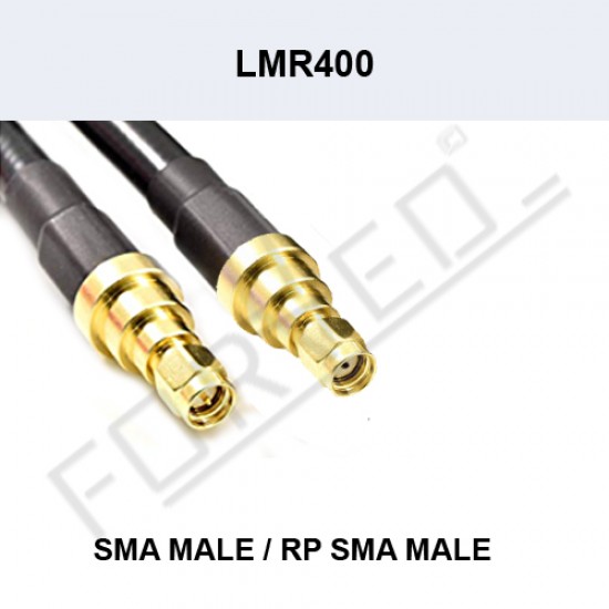 LMR400 SMA Male – RP-SMA-Male Kablo